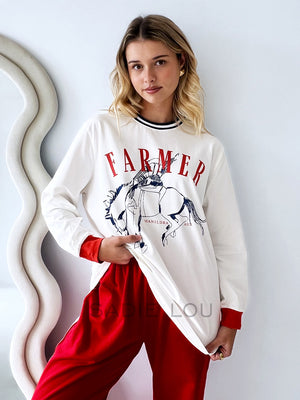 Far Mer // Bronc Ringer Long Sleeve