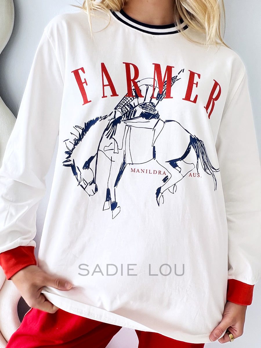 Far Mer // Bronc Ringer Long Sleeve