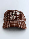 Far Mer- Choc Plaid Cap