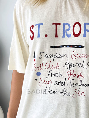Near The Sea / St Tropez Tee