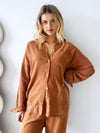 Little lies / Billie Shirt - Rust