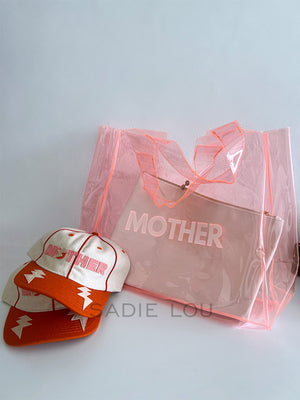 MOTHER Lightning Bolt Cap: Blue