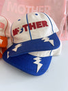 MOTHER Lightning Bolt Cap: Blue