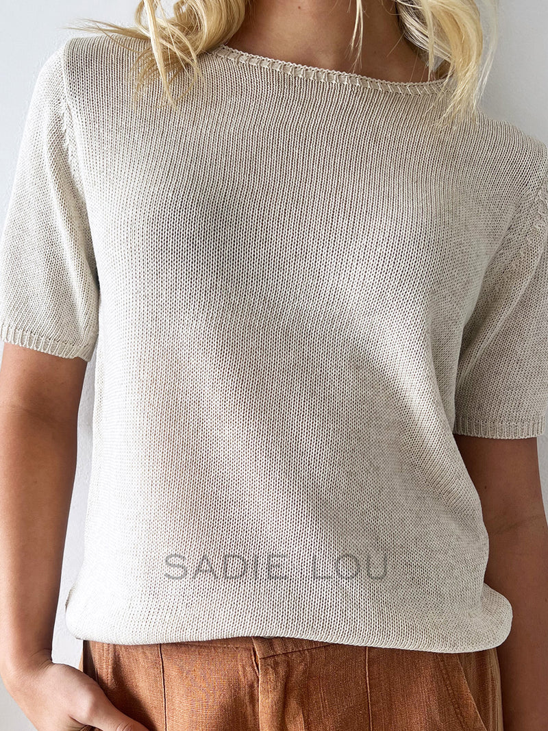 Little lies / Summer Tee - Oat