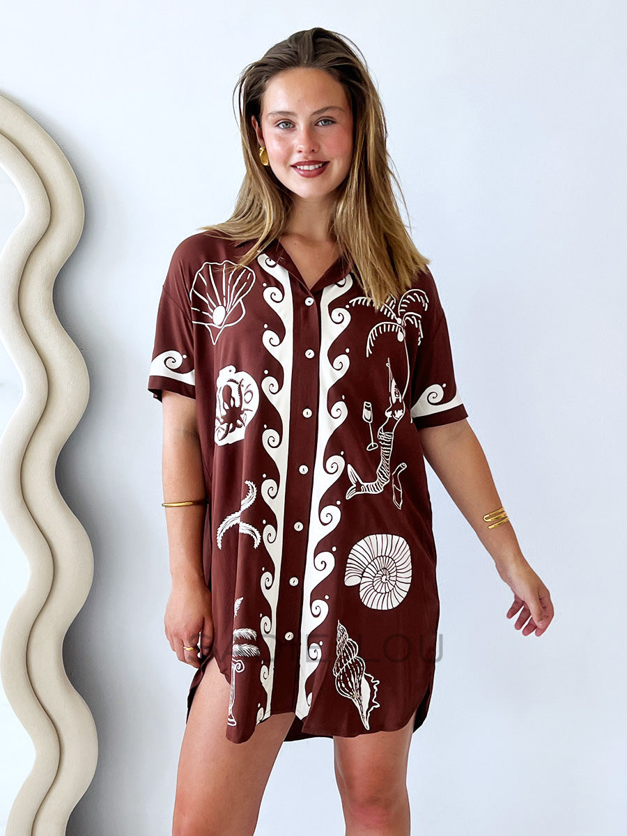 Palm Collective / Ocean Club Shirt Dress