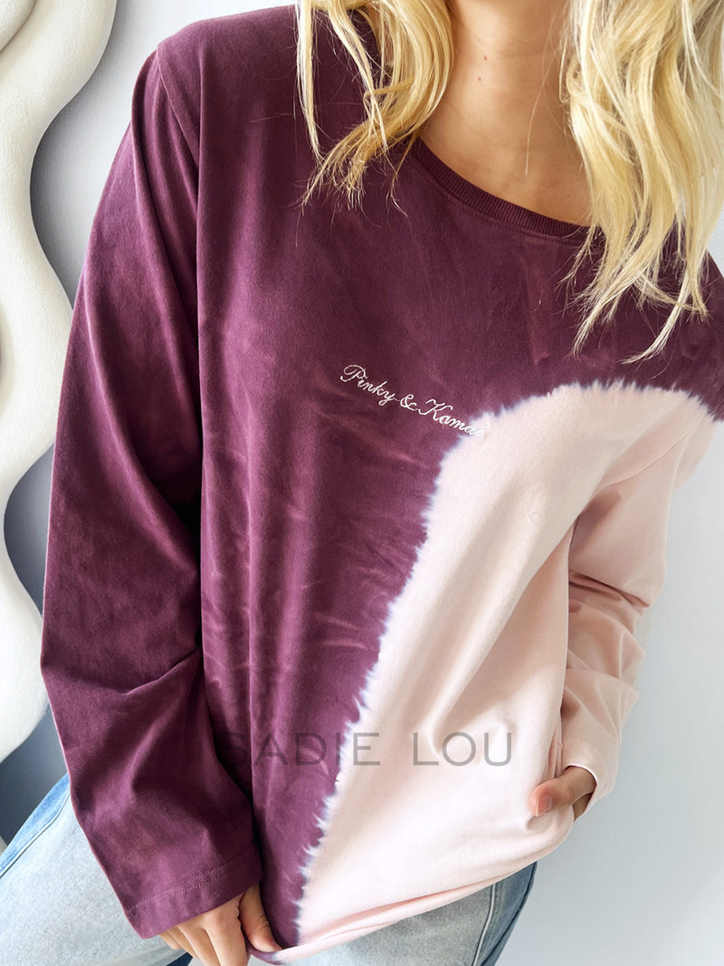 Pinky and Kamal / Tie Dye Long Sleeve