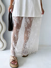 By Frankie / Ciara Lace Tee Dress - White