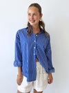 Cartel & Willow / Tammy Shirt - Cobalt Stripe