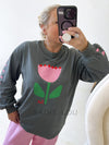 Häll Störe / Bloom Long Sleeve - Charcoal