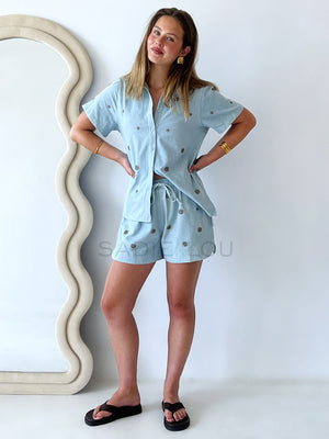 Little Lies / Stargazer Denim Blouse