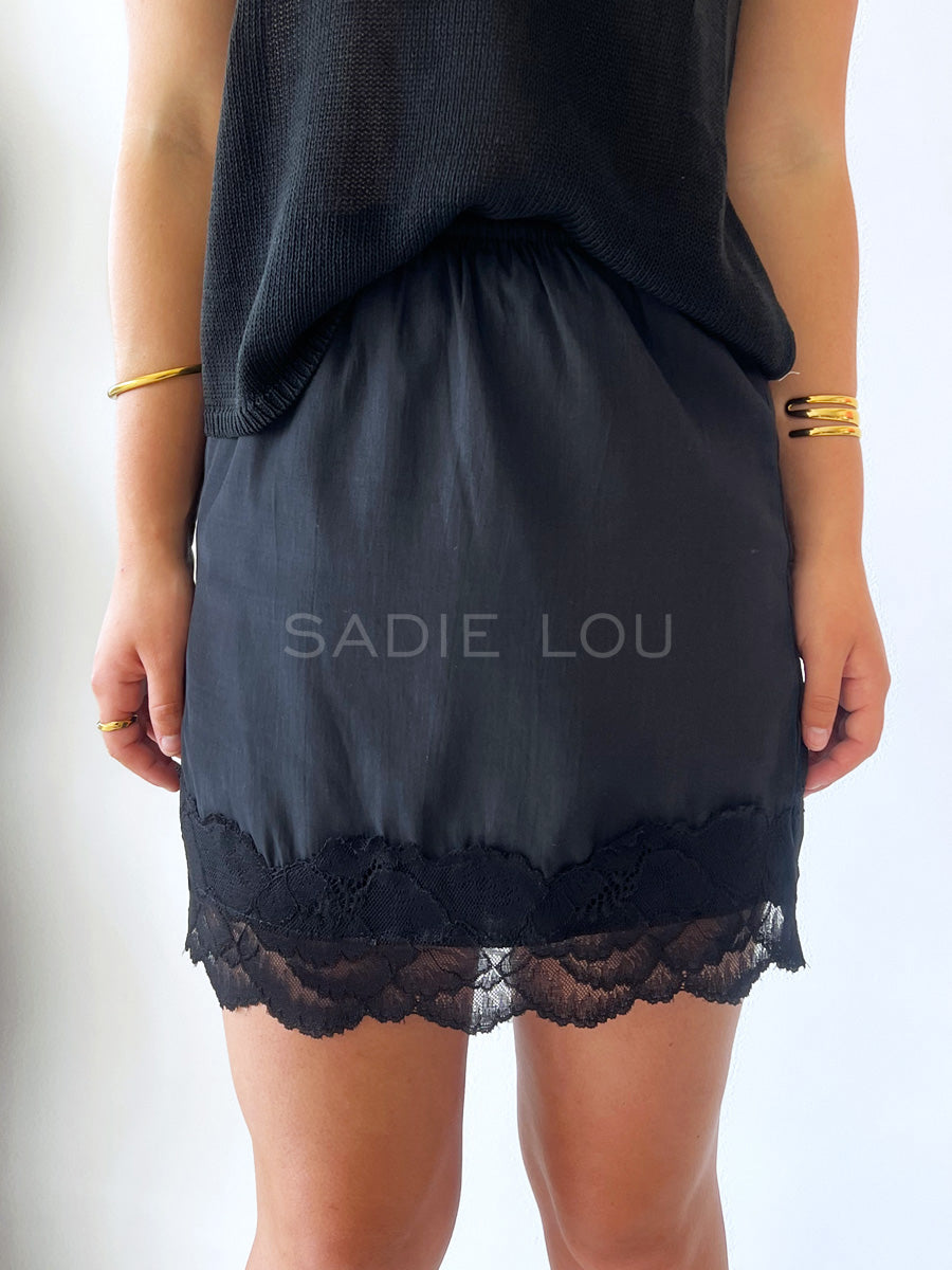 By Frankie / Lacey Skirt - Black