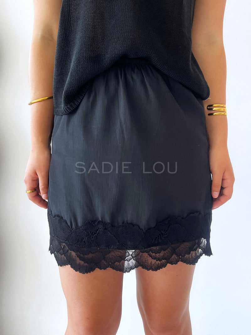 By Frankie / Lacey Skirt - Black
