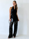 By Frankie / Whisper Lace Pant - Black