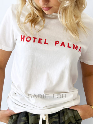 Little Palma / Hotel Palma Tee - Red