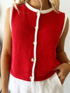 Little Lies / Contrast Raya Tank - Red