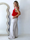 Little Lies / Contrast Raya Tank - Red