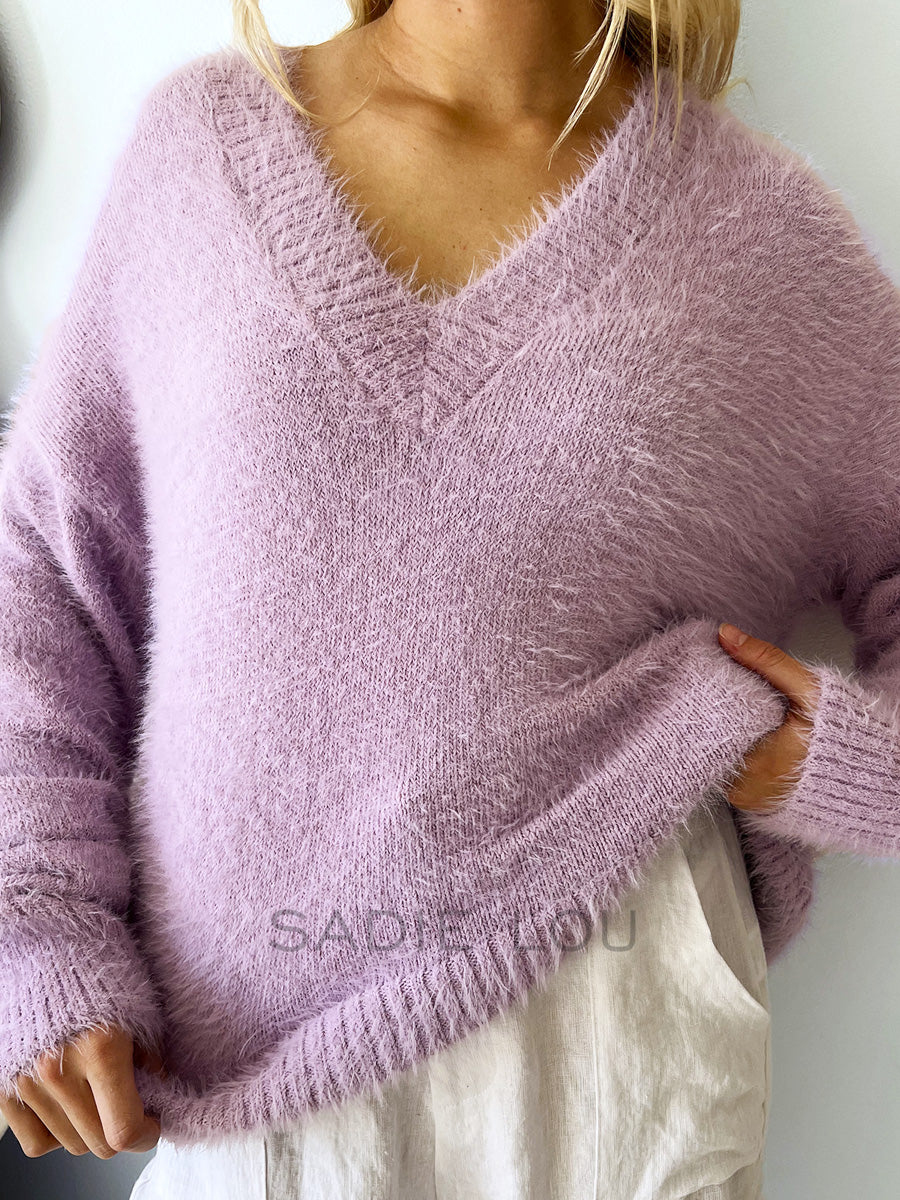 Cartel & Willow / Emmie Knit Sweater - Wisteria