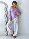 Cartel & Willow / Emmie Knit Sweater - Wisteria