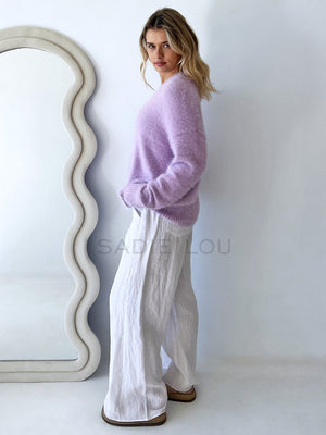 Cartel & Willow / Emmie Knit Sweater - Wisteria