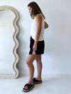 Racer Heart Shorts - Black