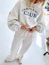 Cracker Day Club / Cloud Racer Sweatpants - Grey Merle