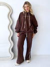 Cracker Day Club / Cloud Racer Sweatpants - Chocolates