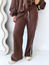 Cracker Day Club / Cloud Racer Sweatpants - Chocolates