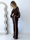 Cracker Day Club / Cloud Racer Sweatpants - Chocolates