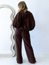 Cracker Day Club / Cloud Racer Sweatpants - Chocolates