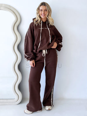 Cracker Day Club / Cloud Racer Sweatpants - Chocolates