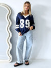 By Frankie / Varsity Knit Sweater - Navy