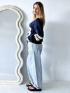 By Frankie / Varsity Knit Sweater - Navy