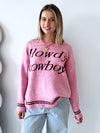 By Frankie / Howdy Cowboy Knit Sweater - Pink