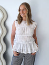 All About Eve / Lou Lou Tie Top - White