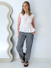 All About Eve / Lou Lou Tie Top - White