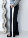 Cartel & Willow // Weston Pant - Steel/Cream