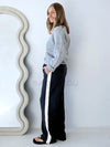 Cartel & Willow // Weston Pant - Steel/Cream