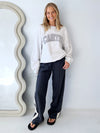 Cartel & Willow // Weston Pant - Steel/Cream