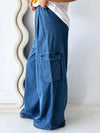 By Frankie / Elargo Denim Cargo Pant - Blue