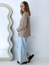 By Frankie / Mimi Stripe Top - Brown/Beige