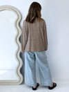 By Frankie / Mimi Stripe Top - Brown/Beige