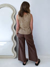 Little Lies / Melange Spring Tank - Taupe