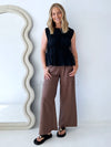 All About Eve / Lou Lou Tie Top - Black
