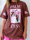 Palm Collective / Flower Market Tee - Choc
