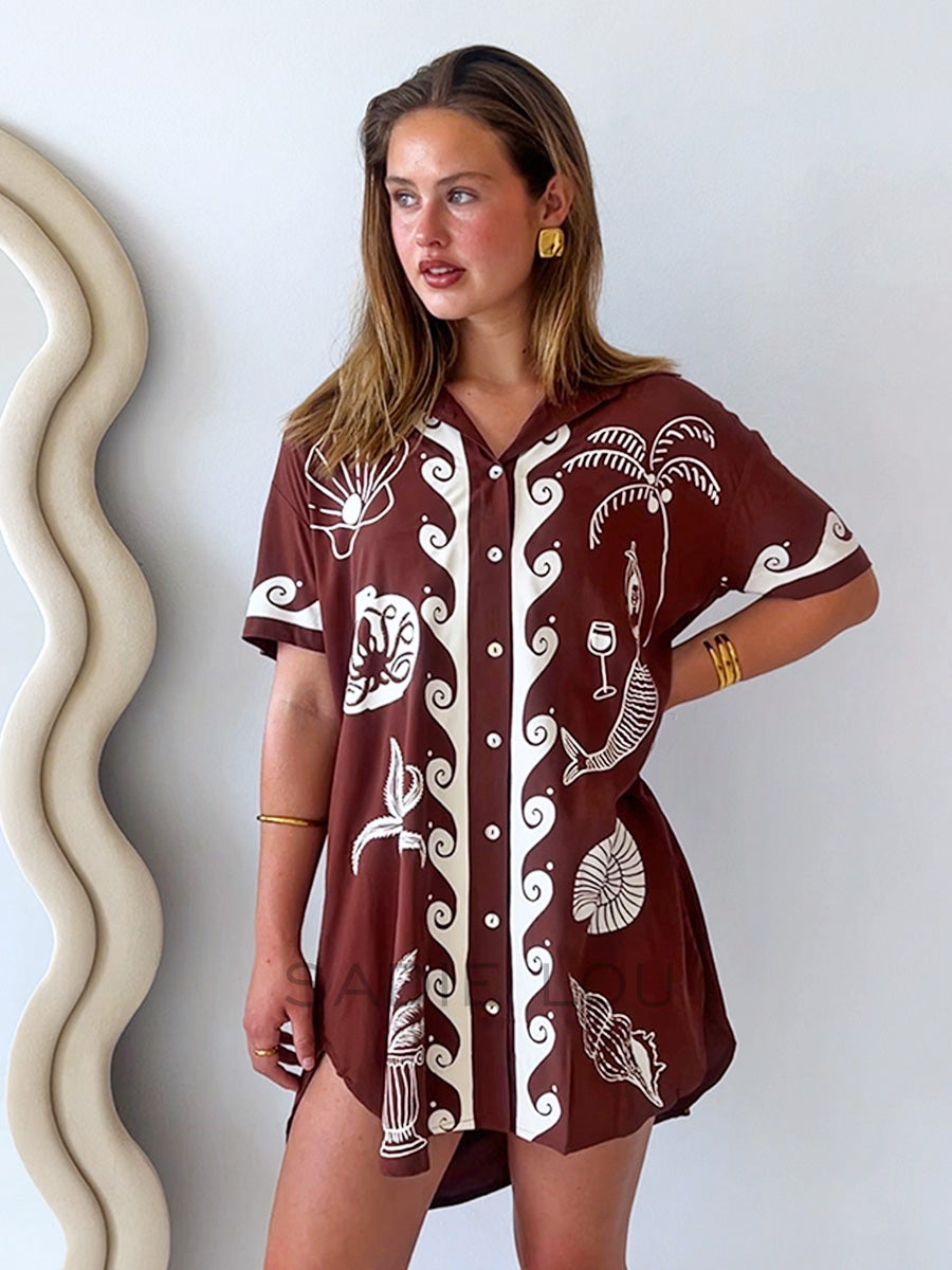 Palm Collective / Ocean Club Shirt Dress