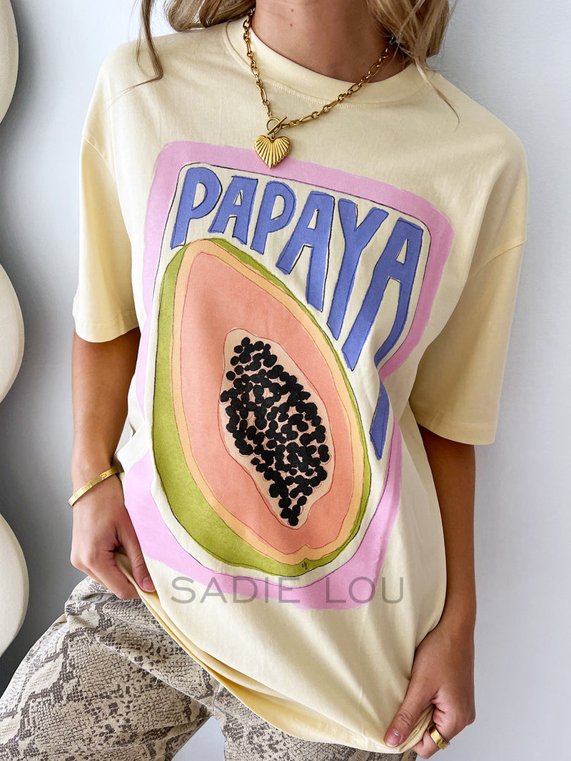 AmyGibbs / Papaya tee