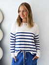 Little Lies / Luxe Linen Pant - Electric Blue