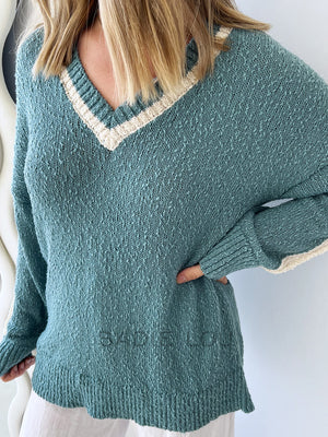 Cartel & Willow / Jemma Knit - Alpine Mist