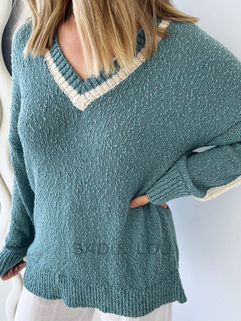 Cartel & Willow / Jemma Knit - Alpine Mist