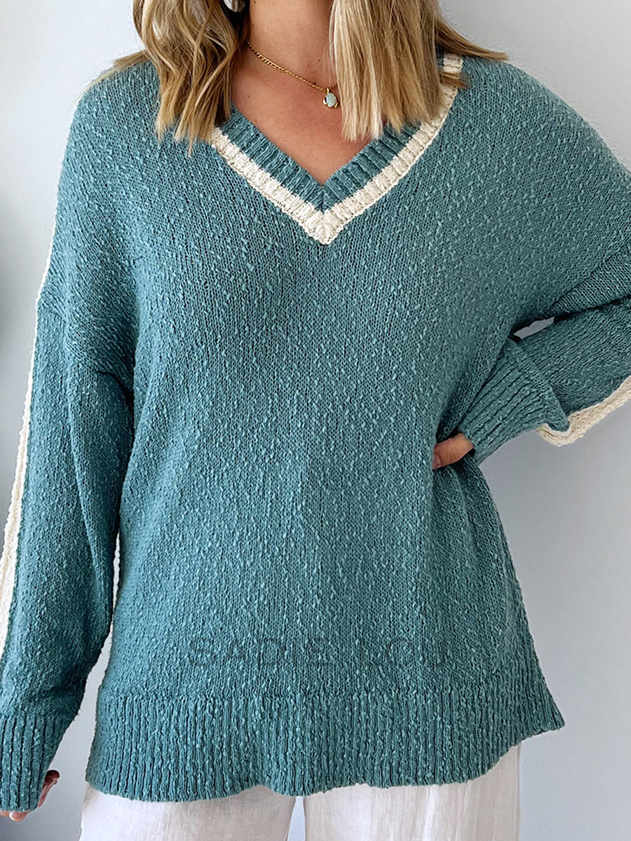 Cartel & Willow / Jemma Knit - Alpine Mist